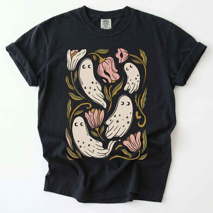 Floral Ghosts Vintage Washed T-Shirt