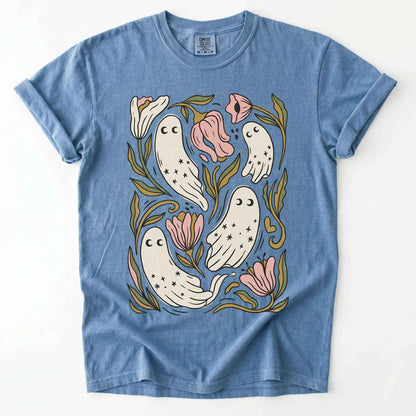 Floral Ghosts Vintage Washed T-Shirt