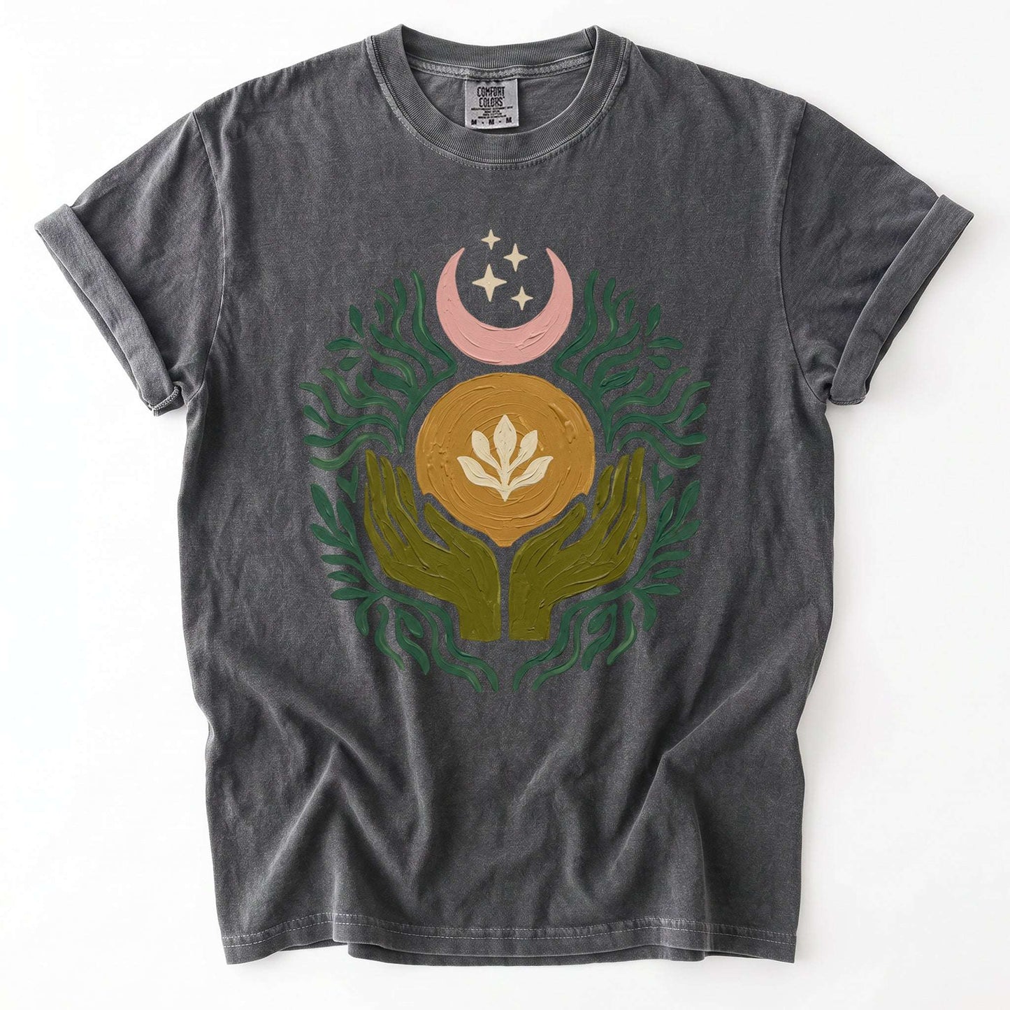 Mystical Painted Hands Vintage Washed T-Shirt