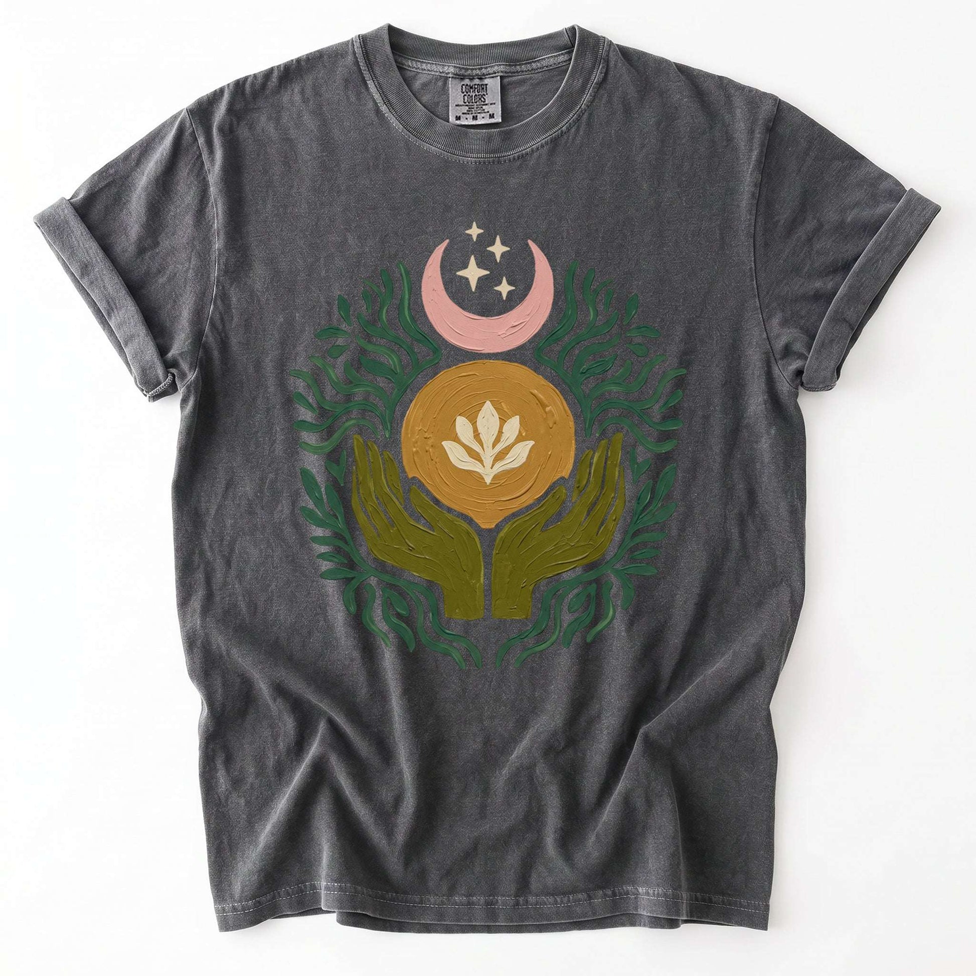 Mystical Painted Hands Vintage Washed T-Shirt