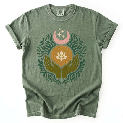 Mystical Painted Hands Vintage Washed T-Shirt