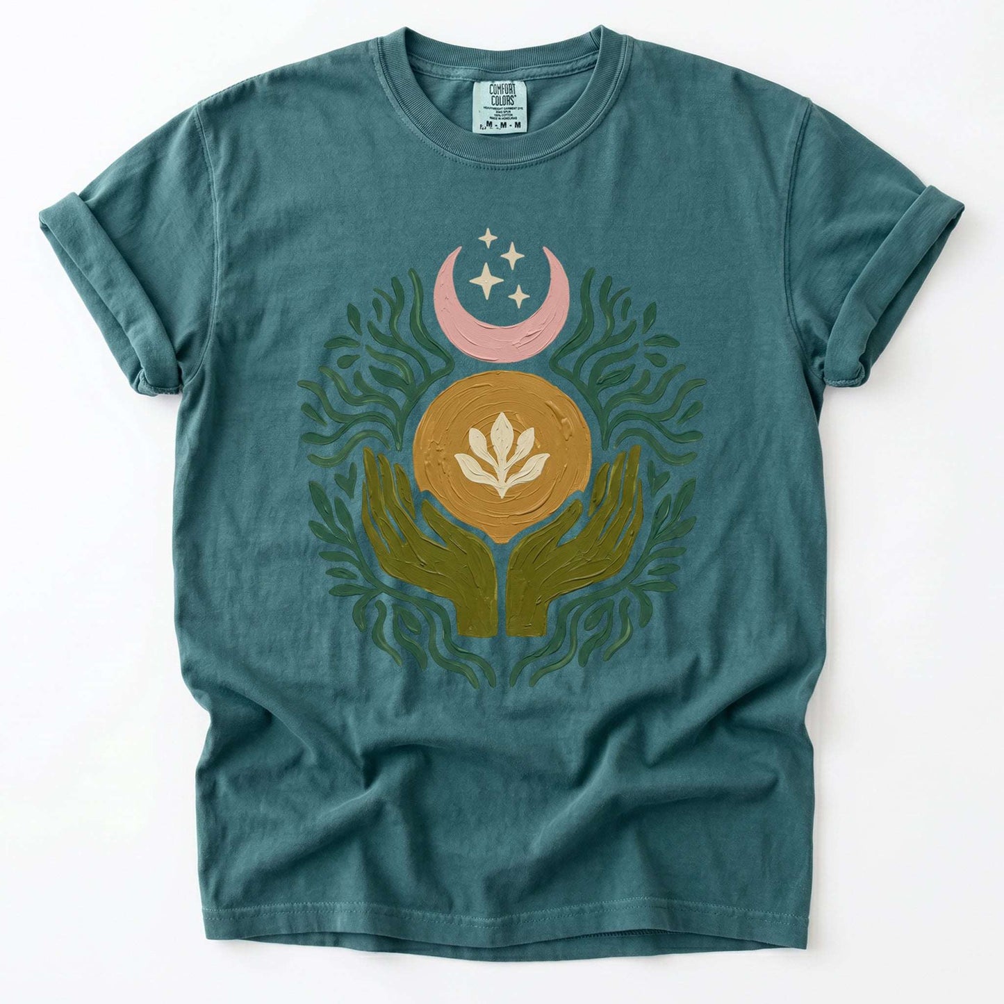 Mystical Painted Hands Vintage Washed T-Shirt