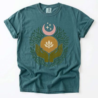 Mystical Painted Hands Vintage Washed T-Shirt