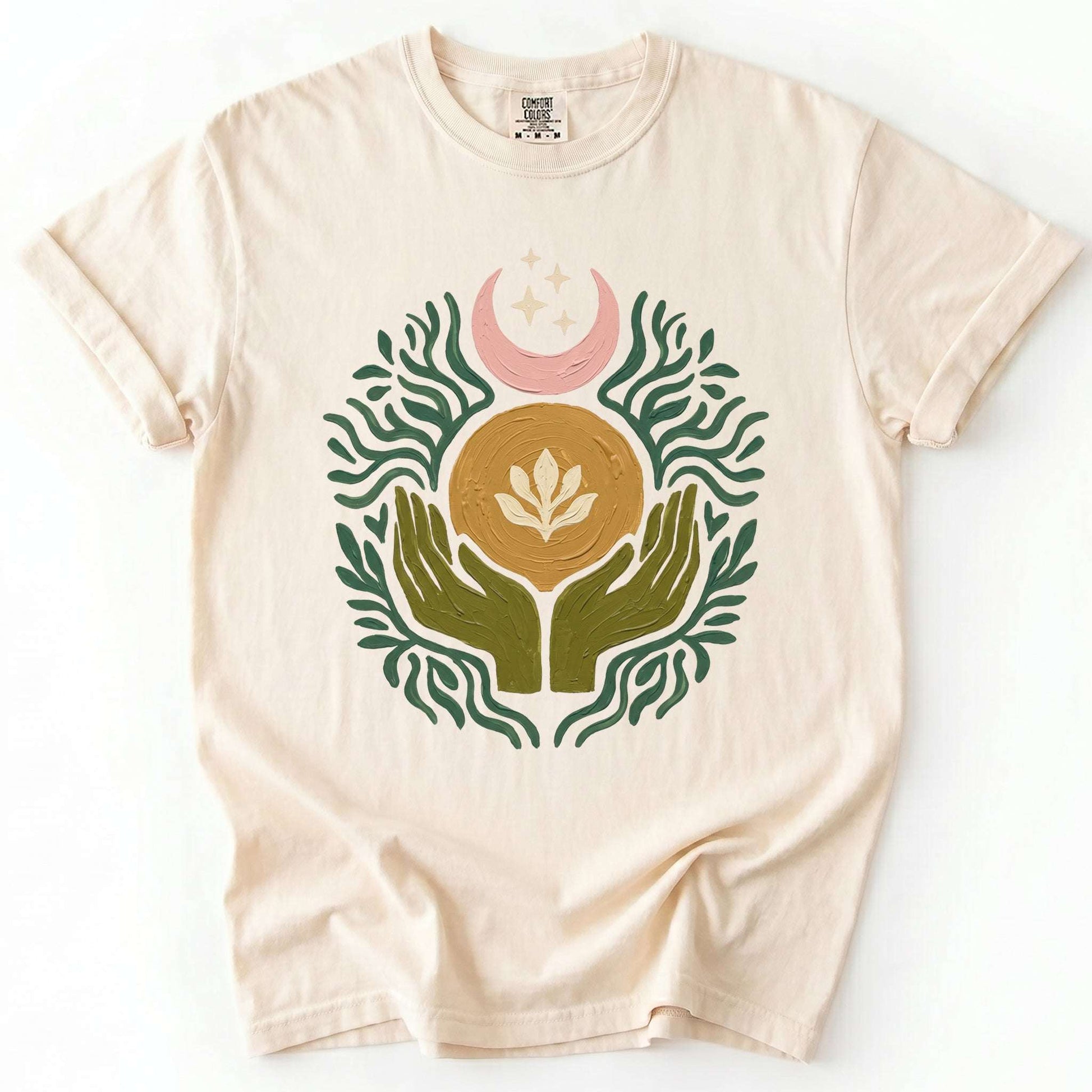 Mystical Painted Hands Vintage Washed T-Shirt