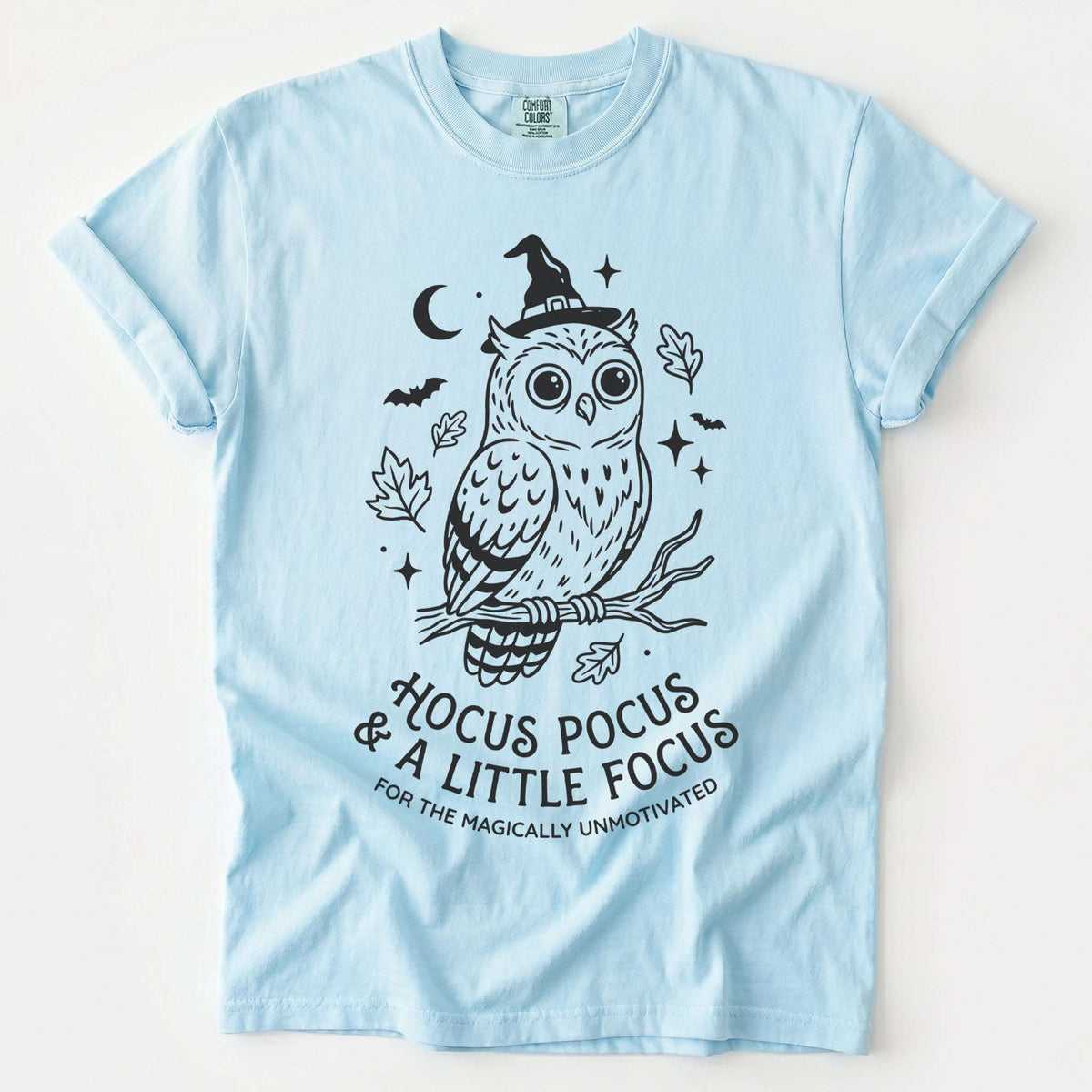 Hocus Pocus Witchy Owl Vintage Washed T-Shirt