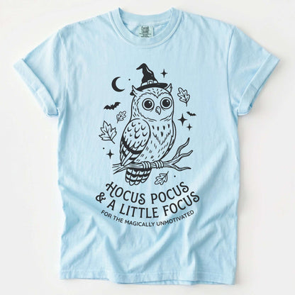 Hocus Pocus Witchy Owl Vintage Washed T-Shirt
