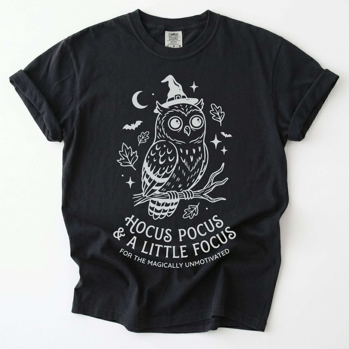 Hocus Pocus Witchy Owl Vintage Washed T-Shirt