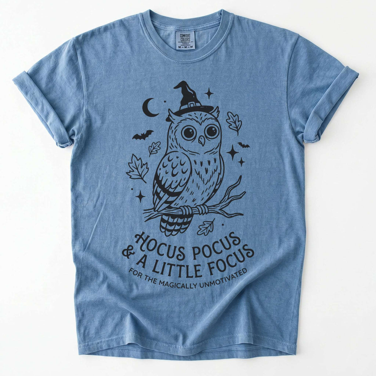Hocus Pocus Witchy Owl Vintage Washed T-Shirt