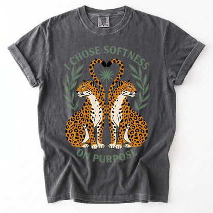 I Chose Softness On Purpose Vintage Washed T-Shirt
