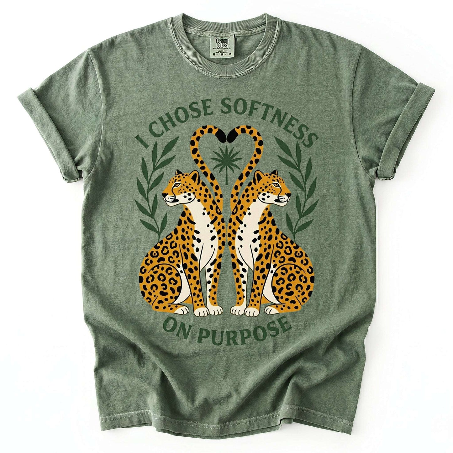 I Chose Softness On Purpose Vintage Washed T-Shirt