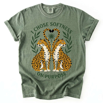 I Chose Softness On Purpose Vintage Washed T-Shirt