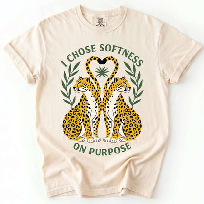 I Chose Softness On Purpose Vintage Washed T-Shirt