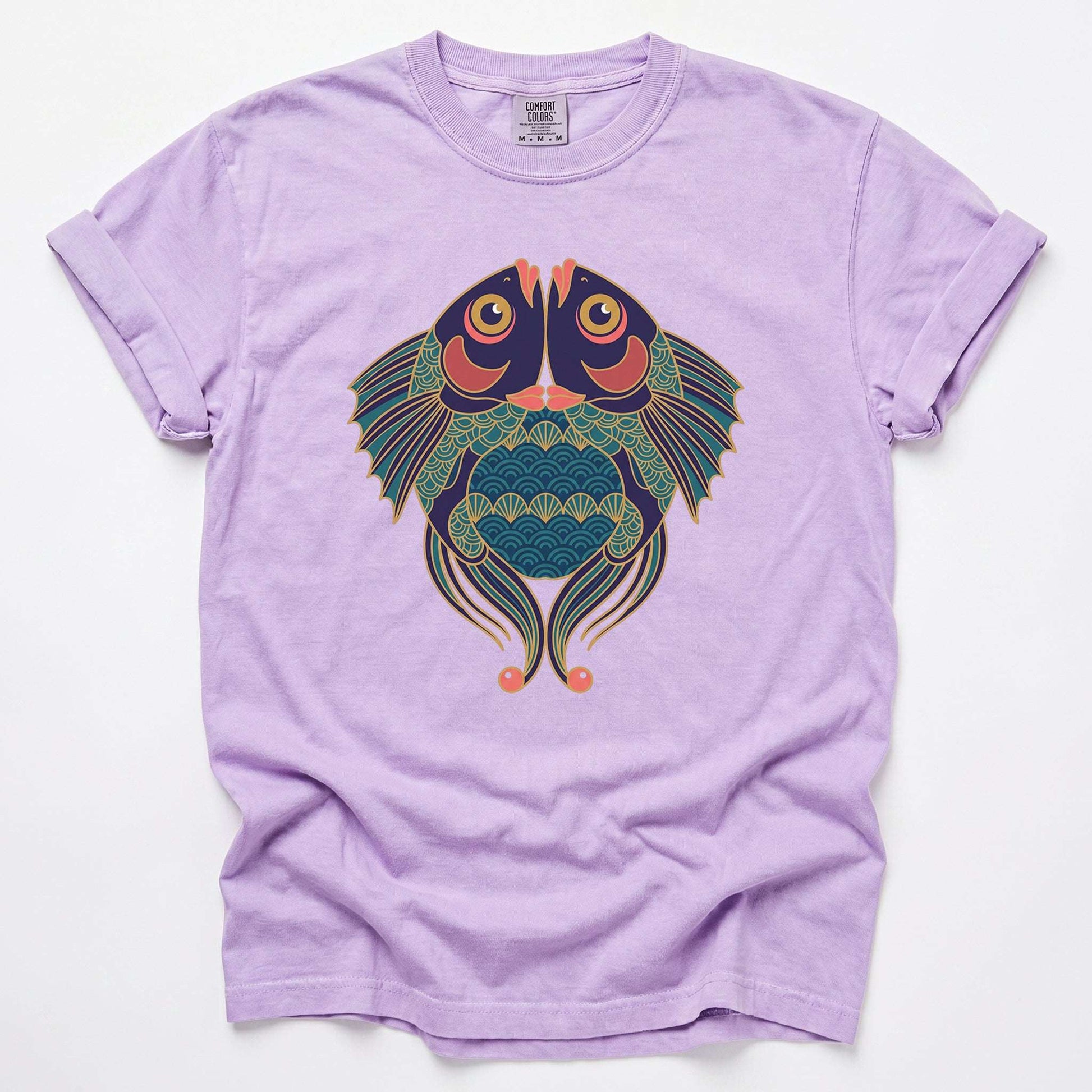 Koi Harmony Vintage Washed T-Shirt