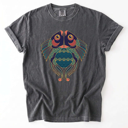 Koi Harmony Vintage Washed T-Shirt