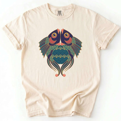 Koi Harmony Vintage Washed T-Shirt