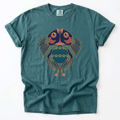 Koi Harmony Vintage Washed T-Shirt
