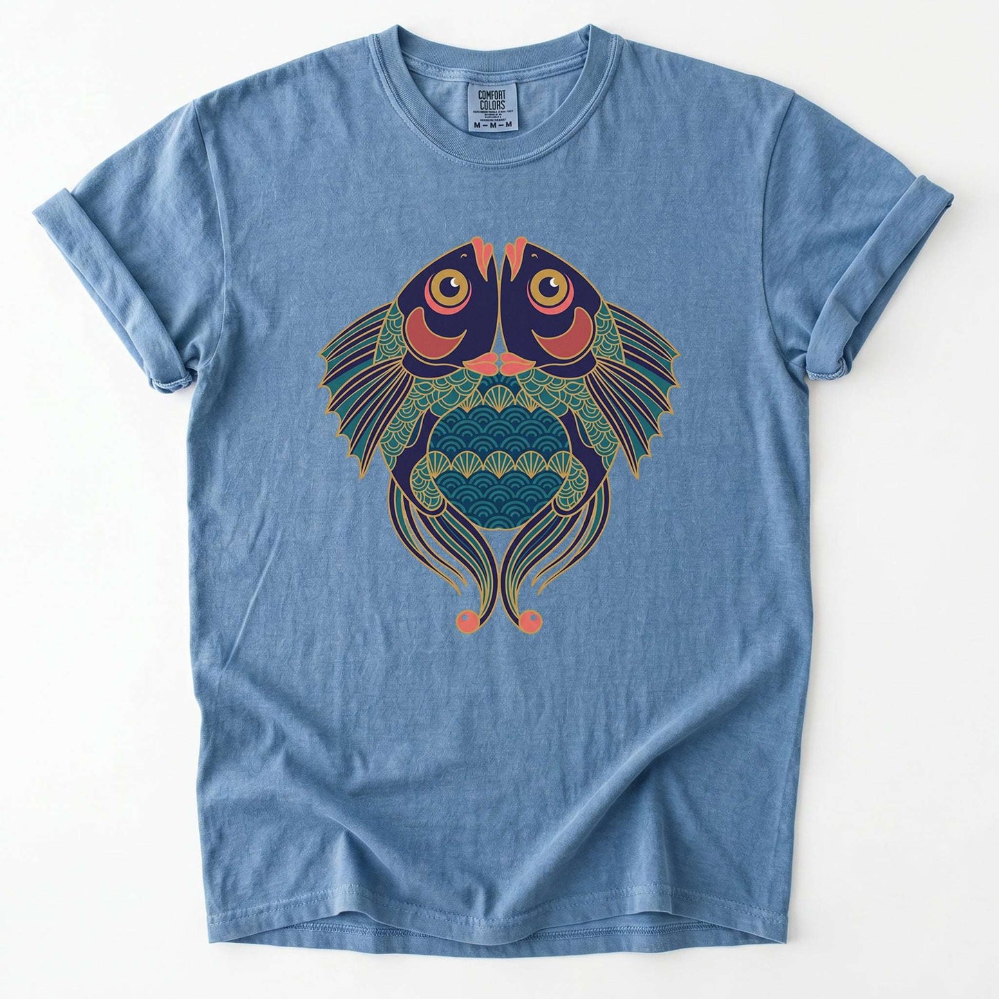Koi Harmony Vintage Washed T-Shirt