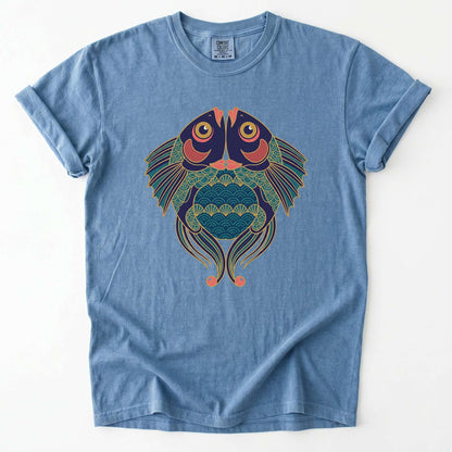Koi Harmony Vintage Washed T-Shirt