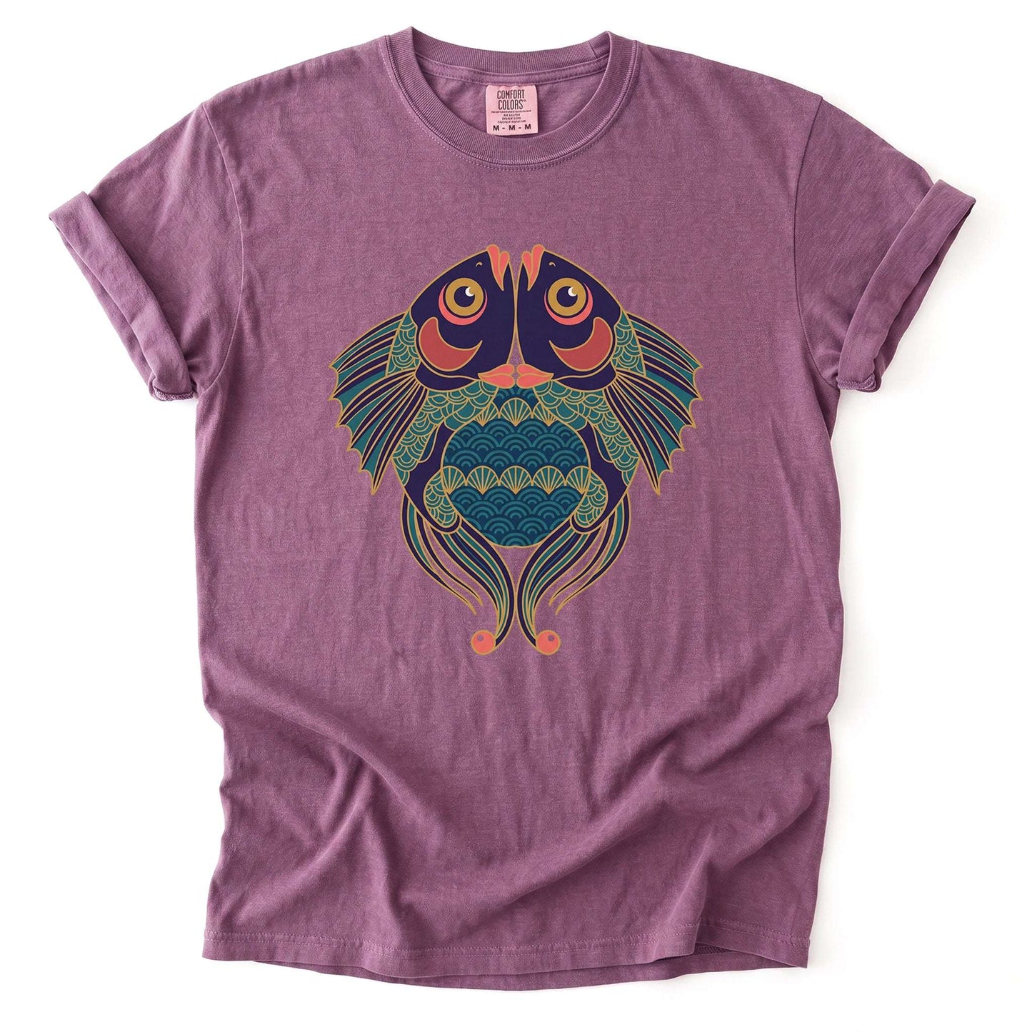Koi Harmony Vintage Washed T-Shirt