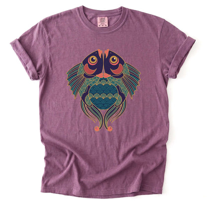 Koi Harmony Vintage Washed T-Shirt