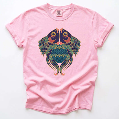 Koi Harmony Vintage Washed T-Shirt