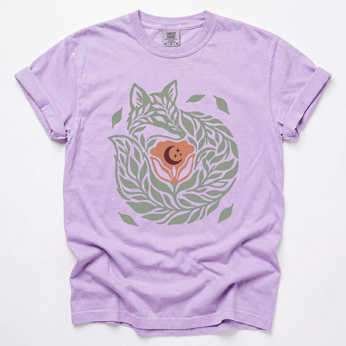 Leaf Fox Vintage Washed T-Shirt
