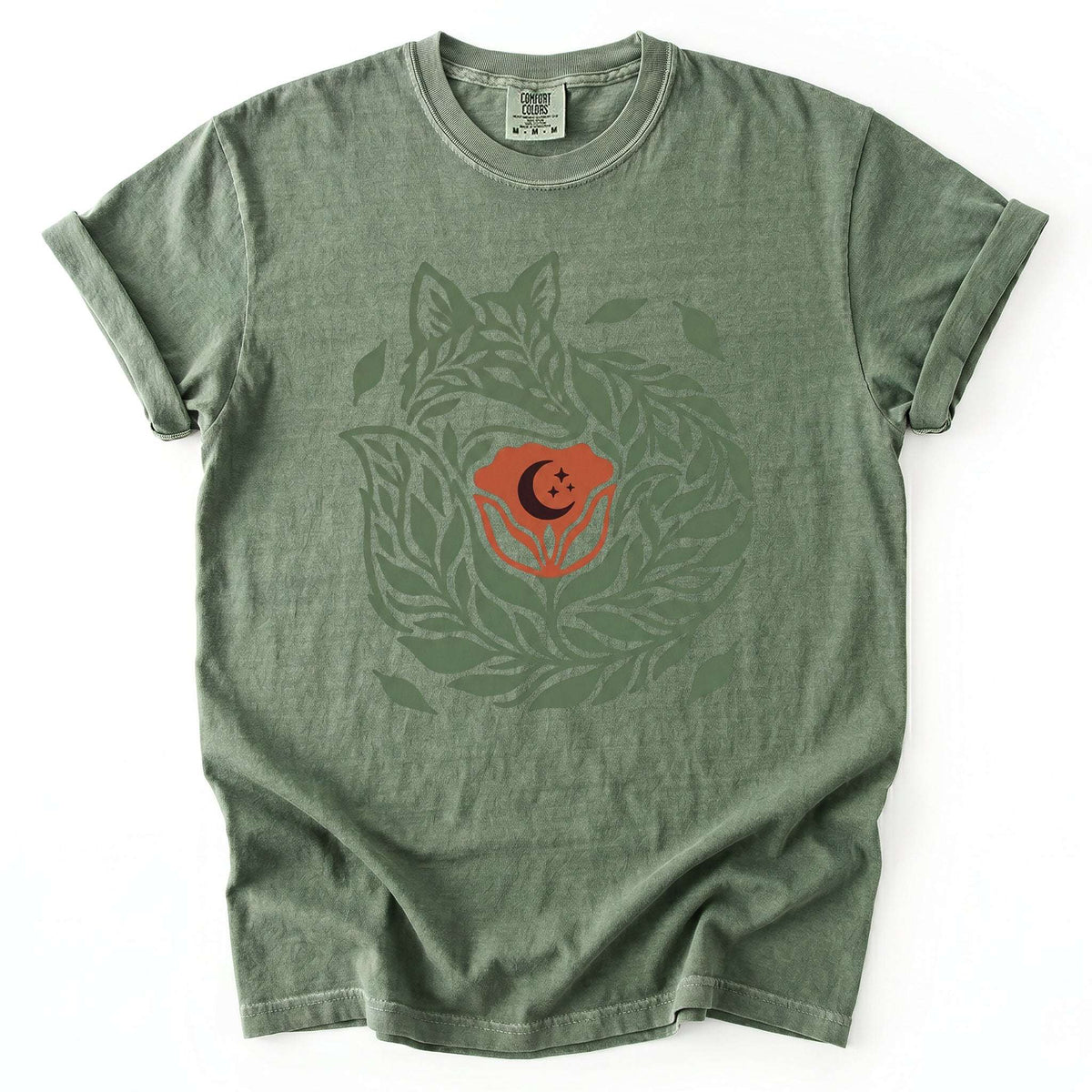 Leaf Fox Vintage Washed T-Shirt