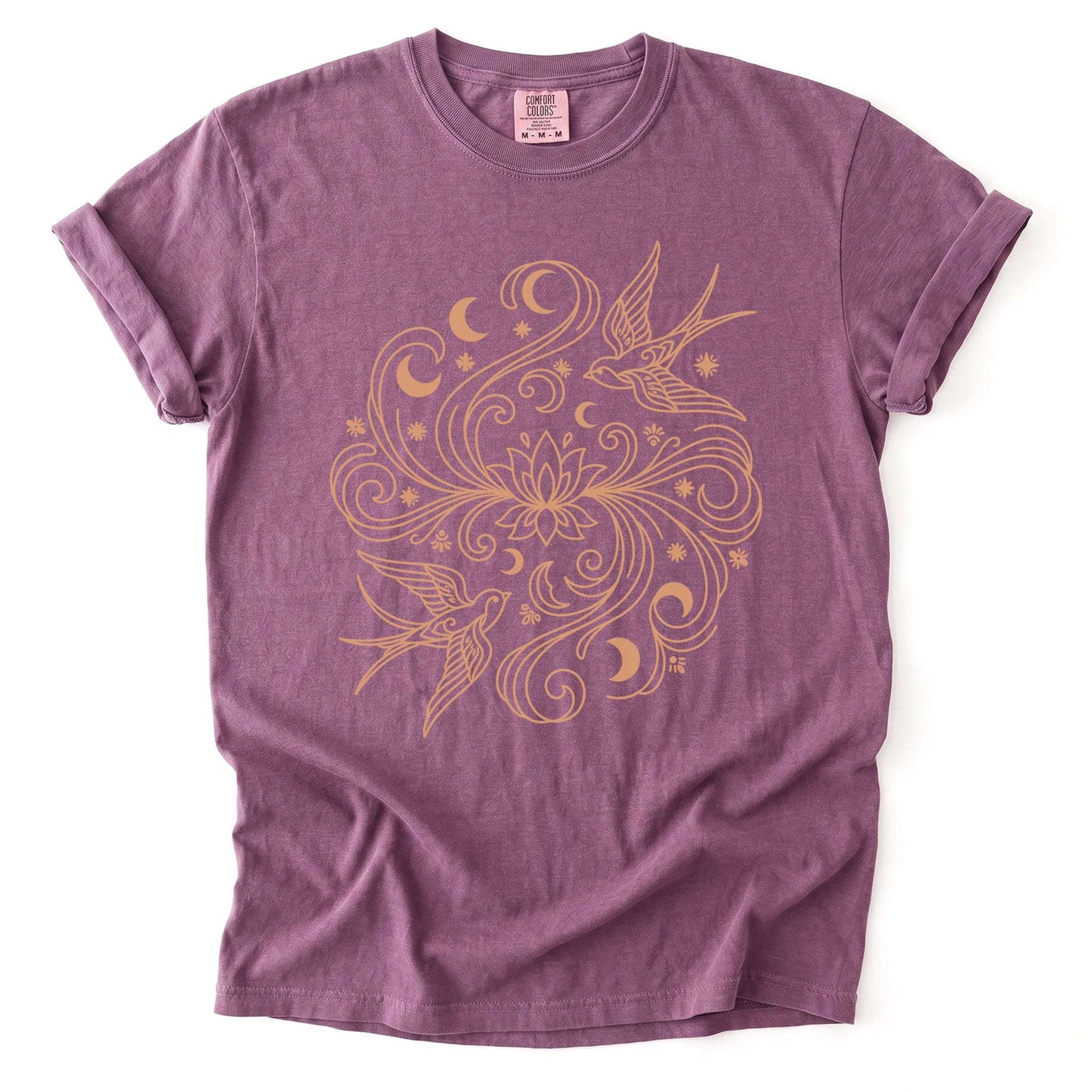 Lotus & Swallows Vintage Washed T-Shirt