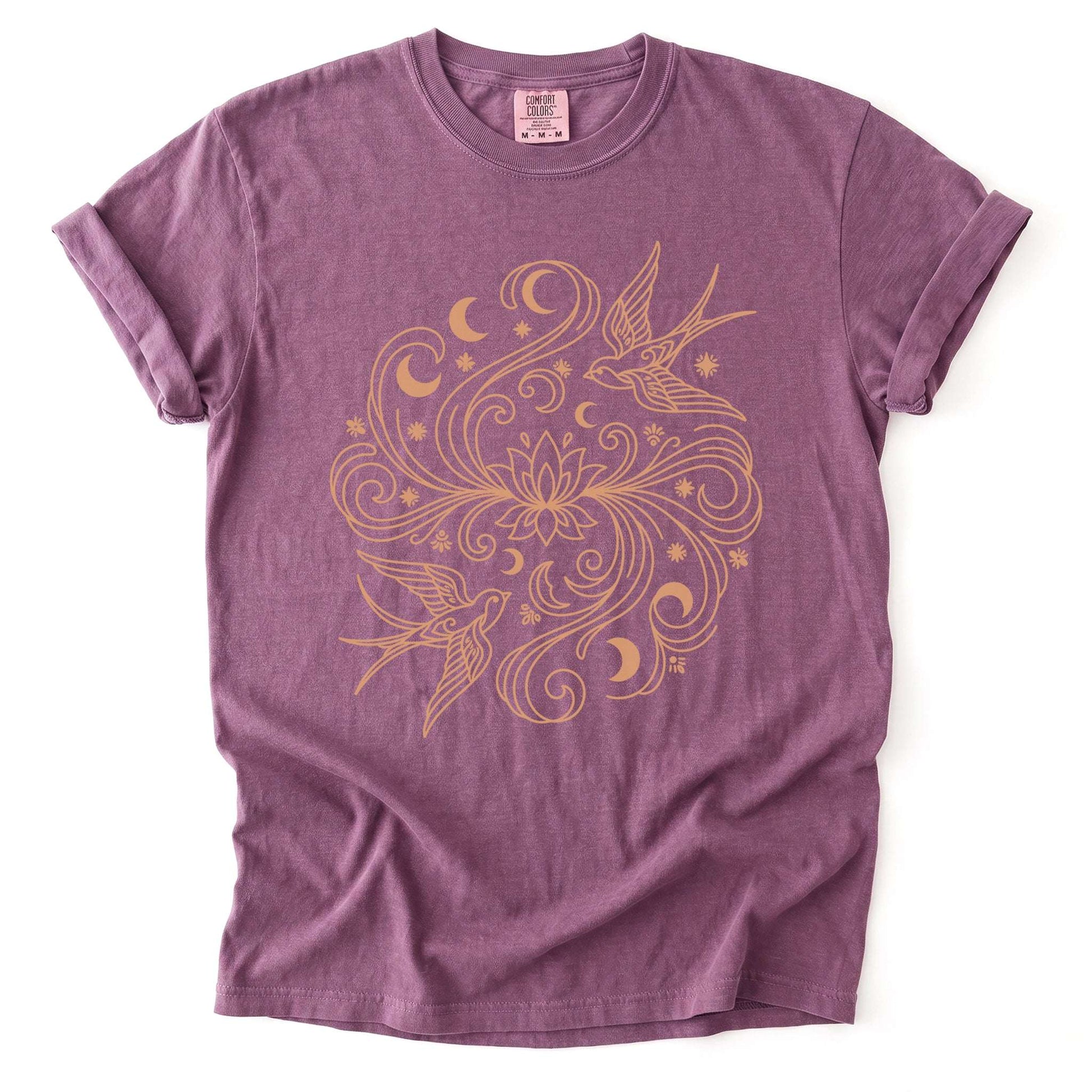 Lotus & Swallows Vintage Washed T-Shirt