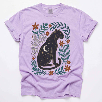 Majestic Black Panther Vintage Washed T-Shirt