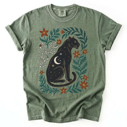 Majestic Black Panther Vintage Washed T-Shirt