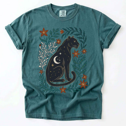 Majestic Black Panther Vintage Washed T-Shirt