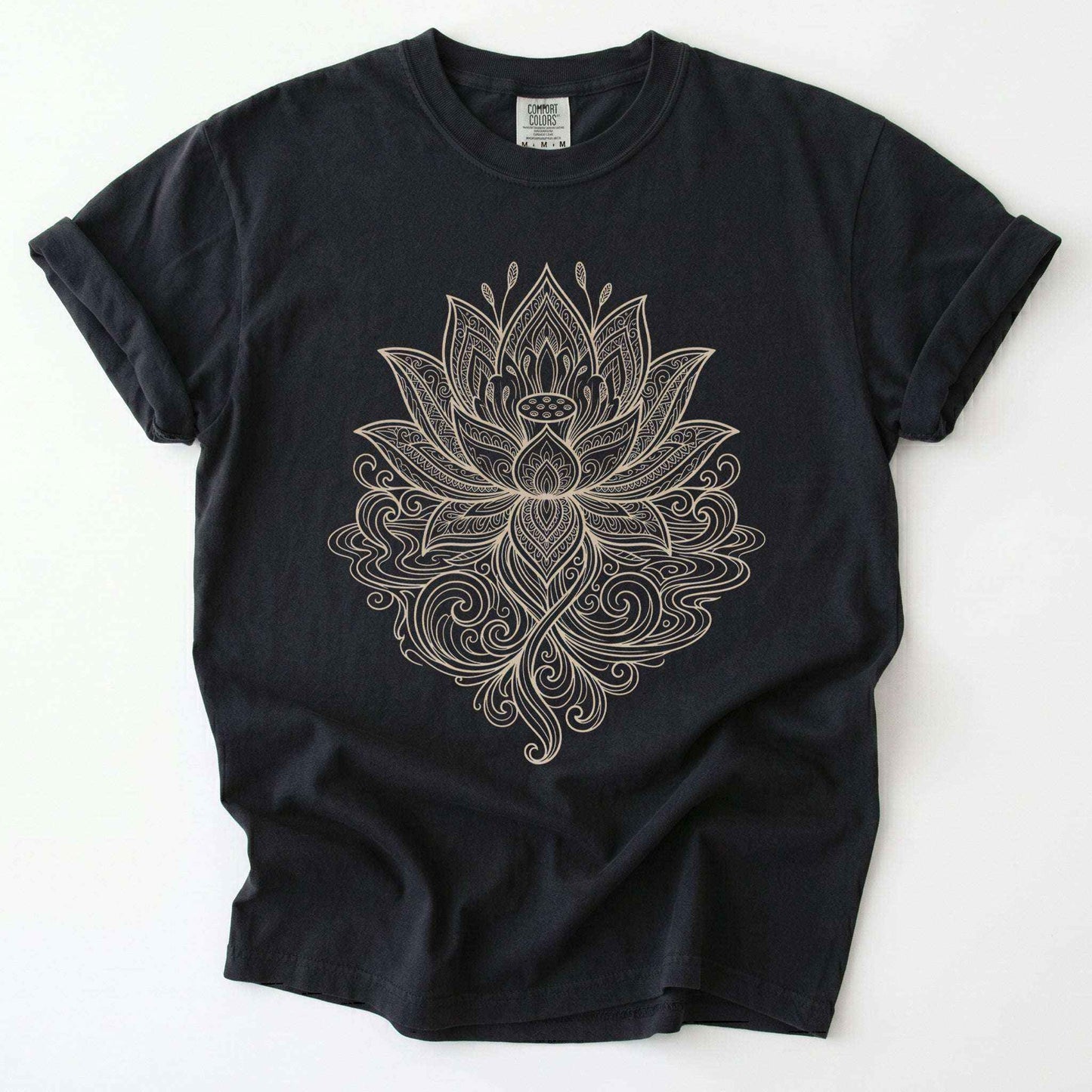 Mandala Lotus Vintage Washed T-Shirt