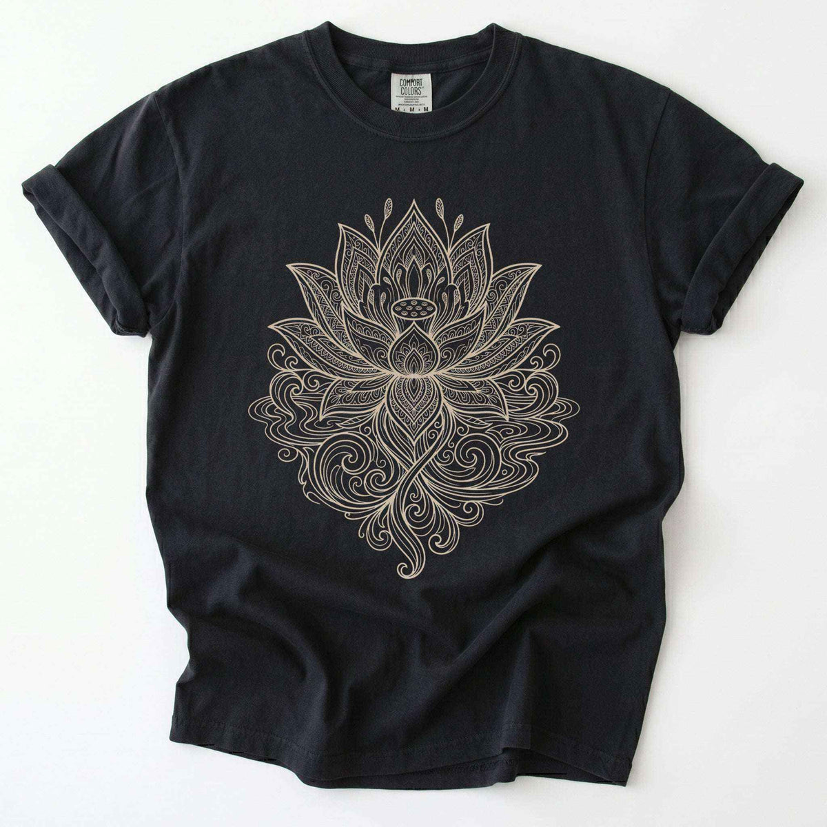 Mandala Lotus Vintage Washed T-Shirt