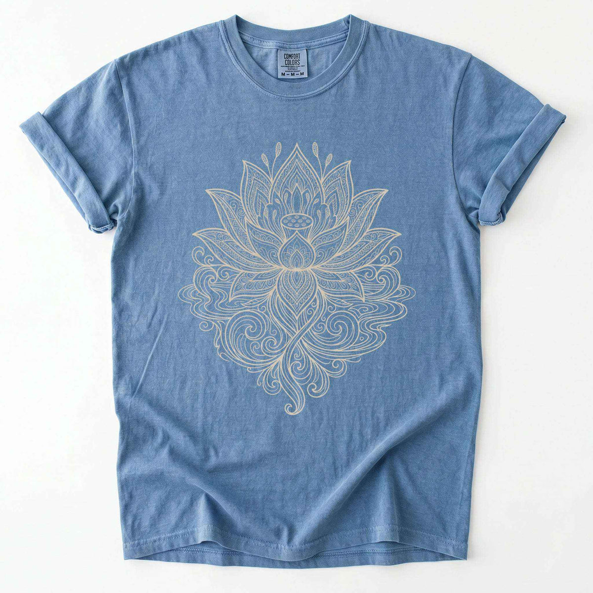 Mandala Lotus Vintage Washed T-Shirt