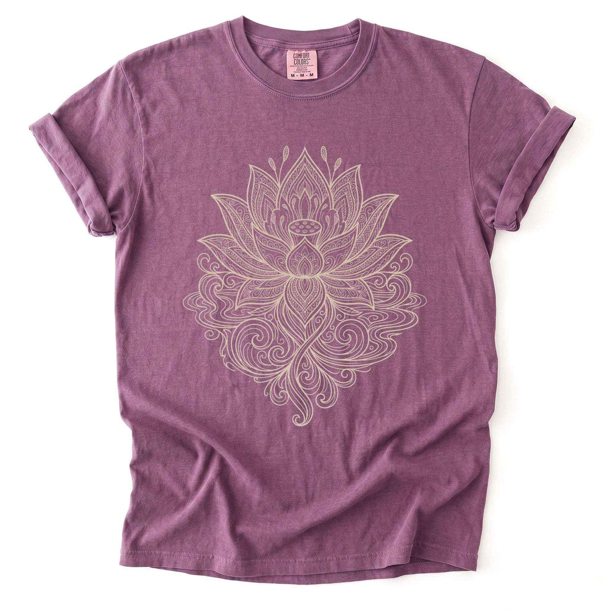 Mandala Lotus Vintage Washed T-Shirt