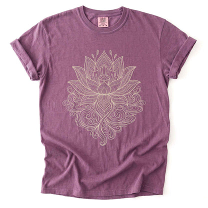 Mandala Lotus Vintage Washed T-Shirt