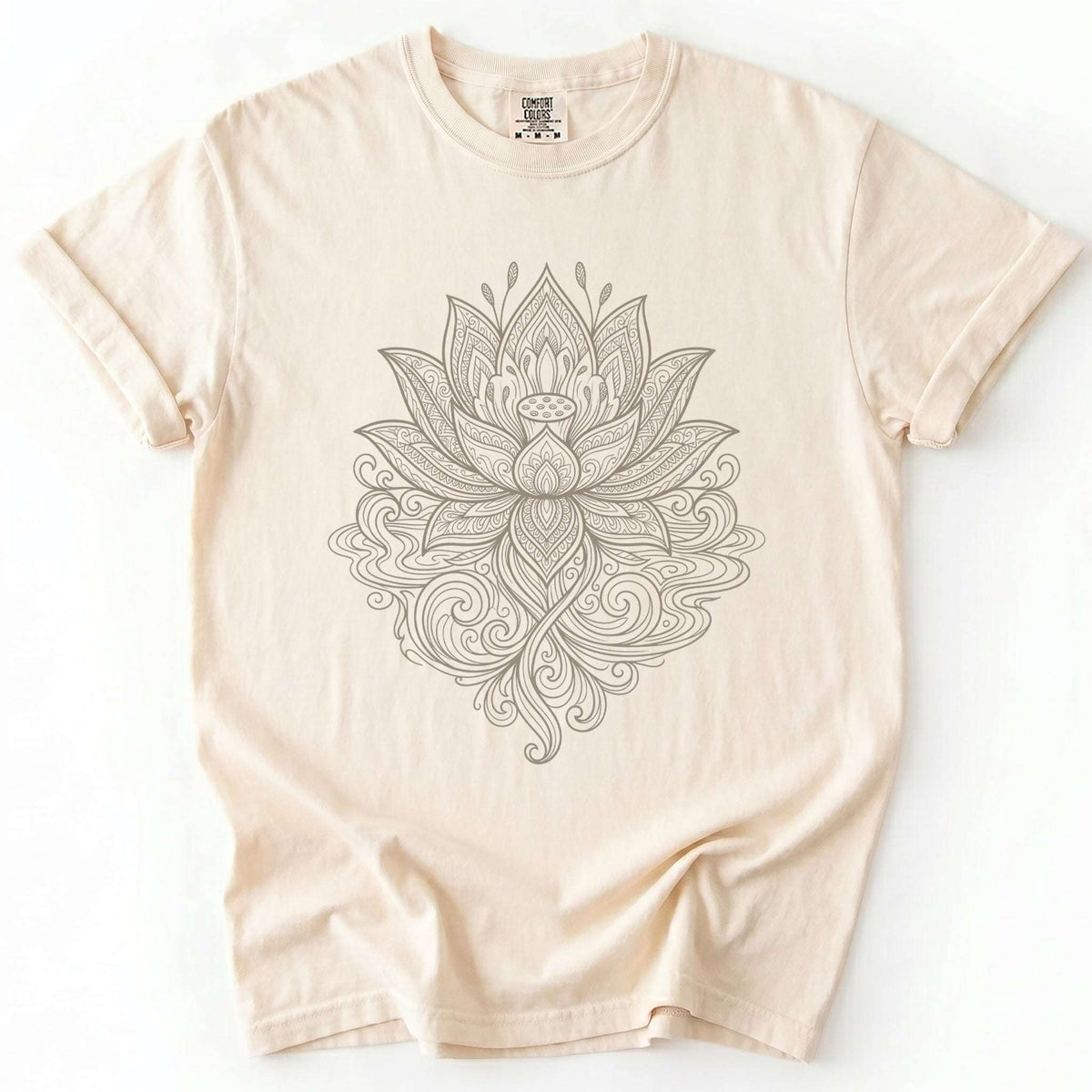 Mandala Lotus Vintage Washed T-Shirt