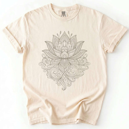 Mandala Lotus Vintage Washed T-Shirt