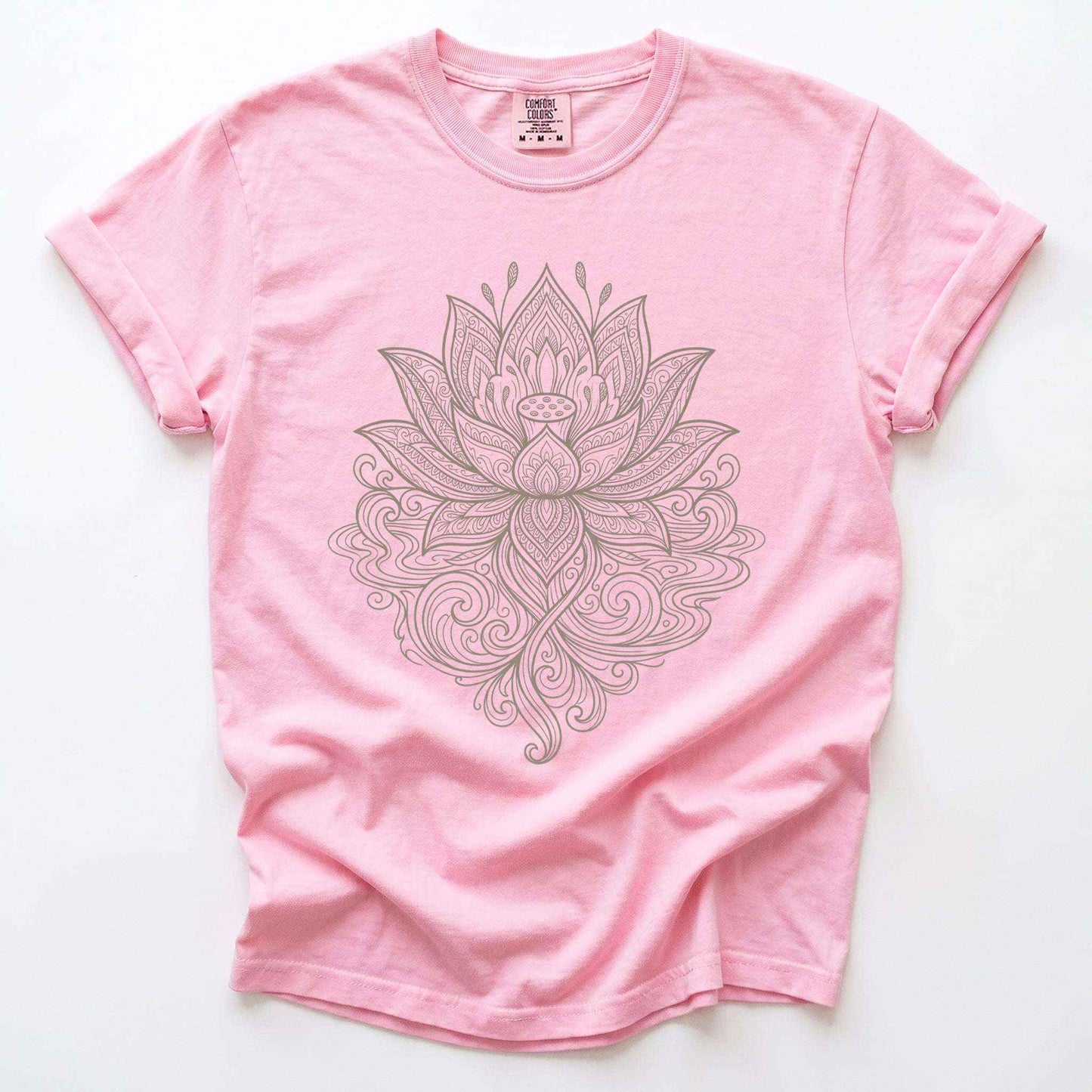 Mandala Lotus Vintage Washed T-Shirt
