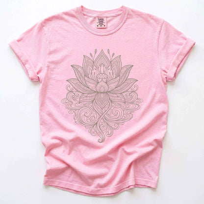 Mandala Lotus Vintage Washed T-Shirt
