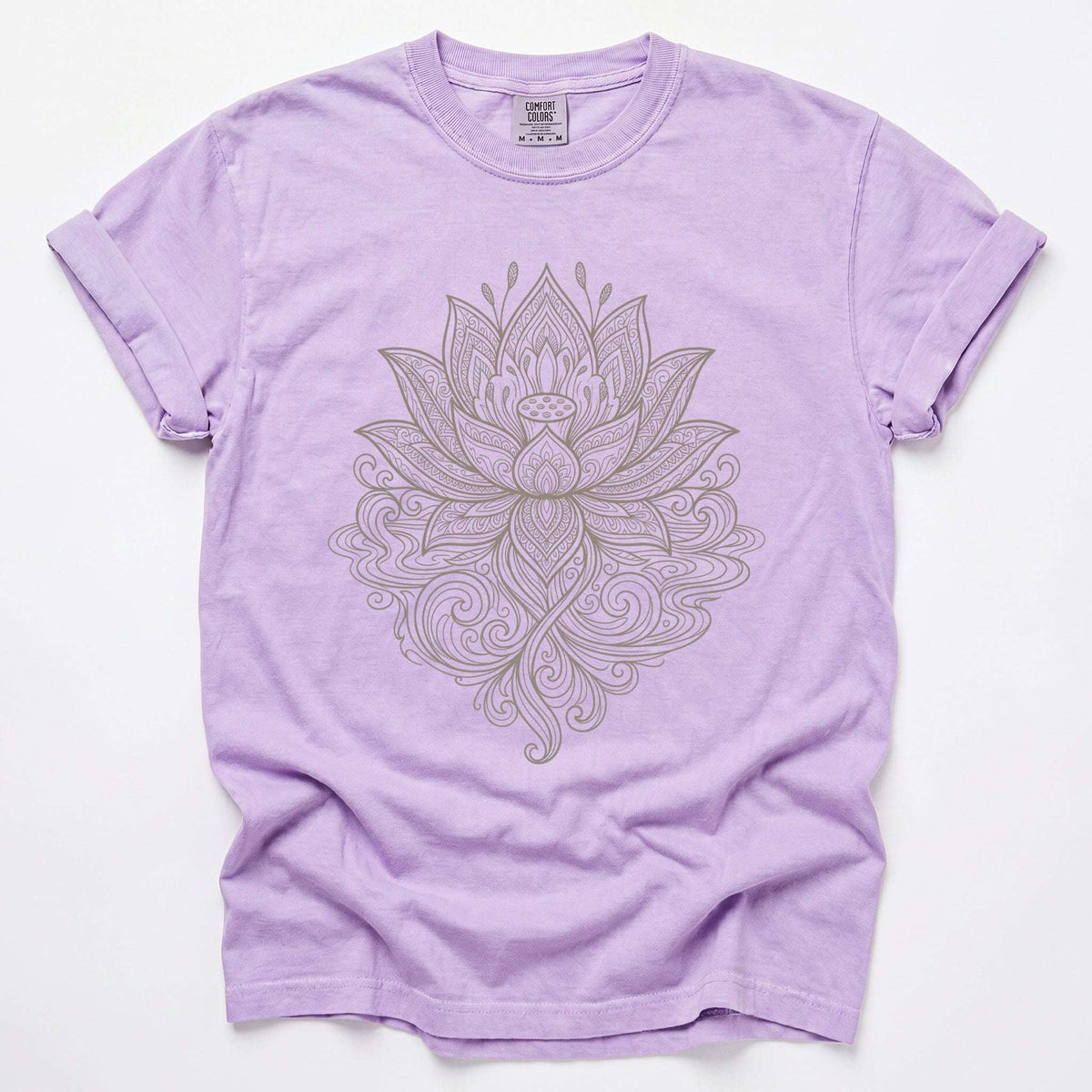 Mandala Lotus Vintage Washed T-Shirt