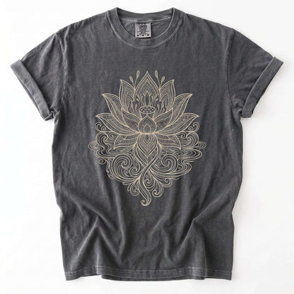 Mandala Lotus Vintage Washed T-Shirt
