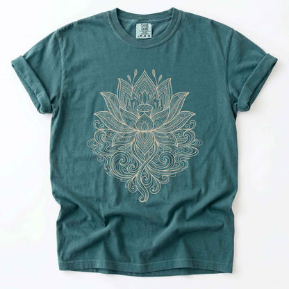 Mandala Lotus Vintage Washed T-Shirt