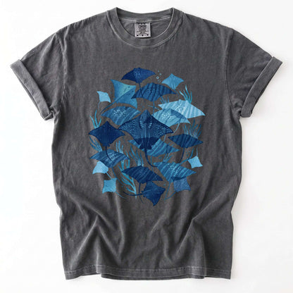 Coastal Manta Ray Vintage Washed T-Shirt