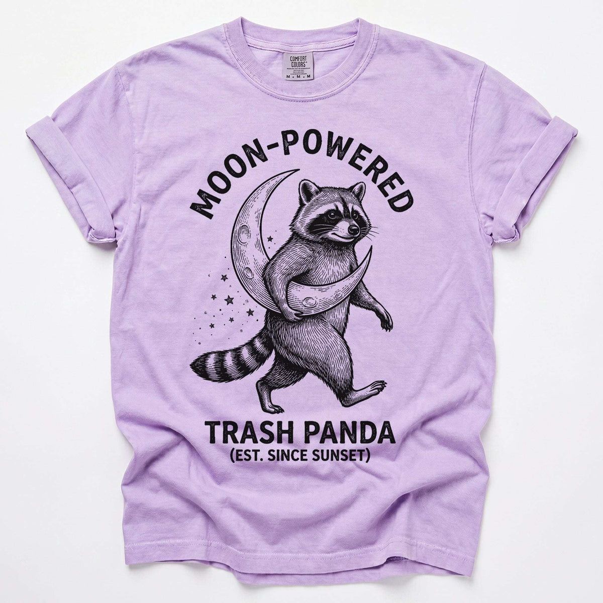 Moon-Powered Trash Panda Vintage Washed T-Shirt