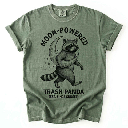 Moon-Powered Trash Panda Vintage Washed T-Shirt