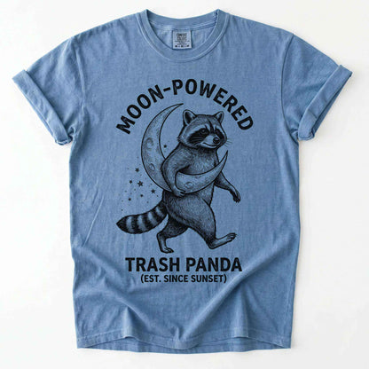 Moon-Powered Trash Panda Vintage Washed T-Shirt