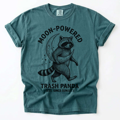 Moon-Powered Trash Panda Vintage Washed T-Shirt