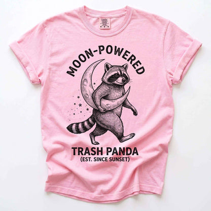 Moon-Powered Trash Panda Vintage Washed T-Shirt